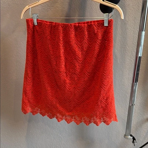 J. Crew Orange A-Line Mini Skirt for Cocktail - Picture 5 of 5